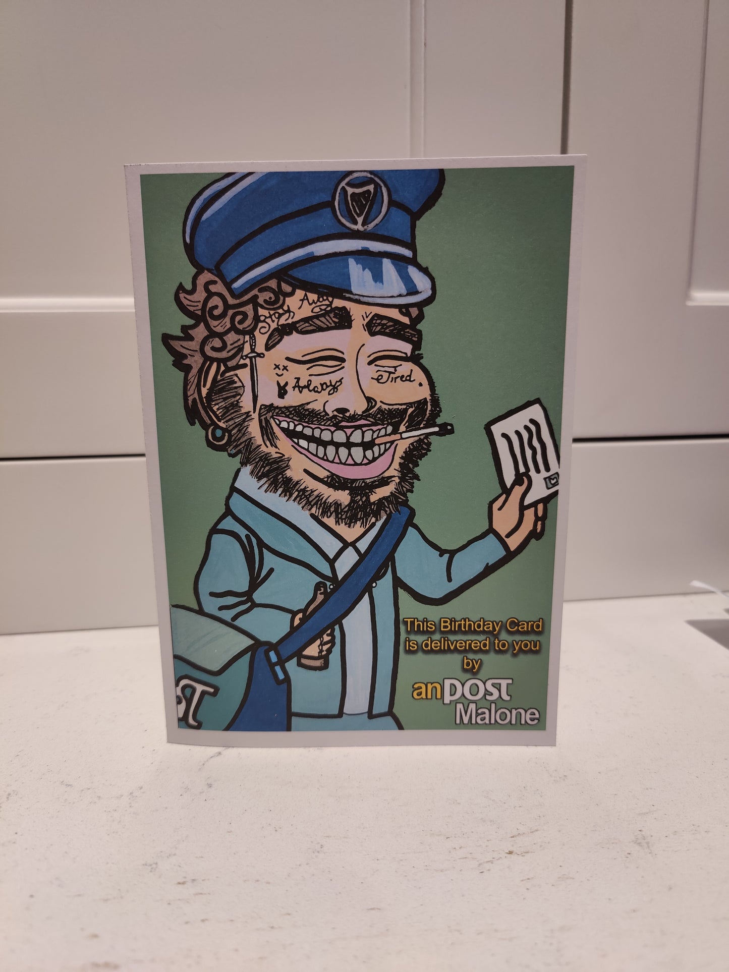 An Post Malone Greeting Card for all occasions