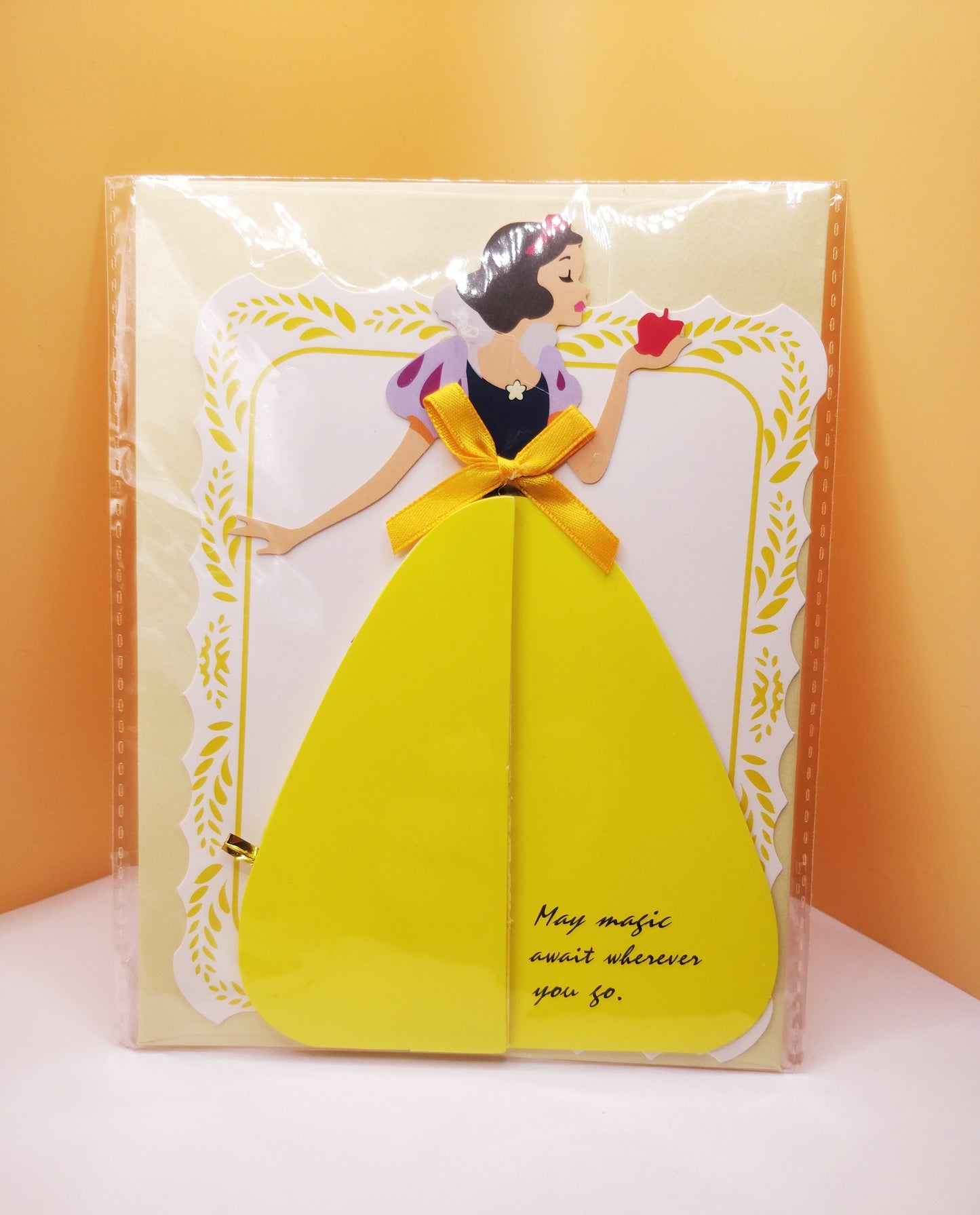 Beautifully Crafted Snow White 3D Pop Up Keepsake Greeting Card for Birthdays or other Special Occasions