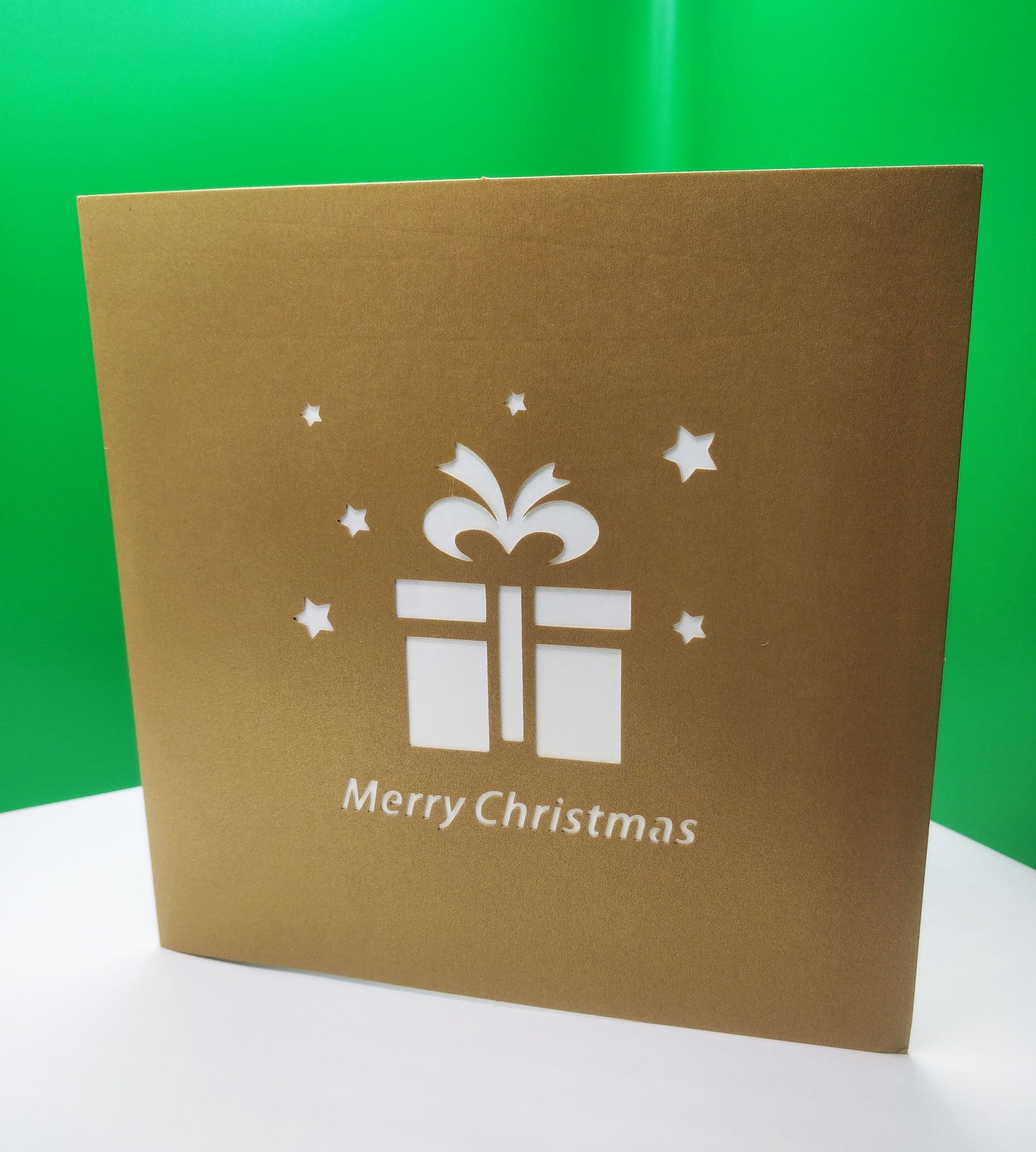 Beautiful Pop Up Merry Christmas Santa stuck in the Chimney Pop Up Card