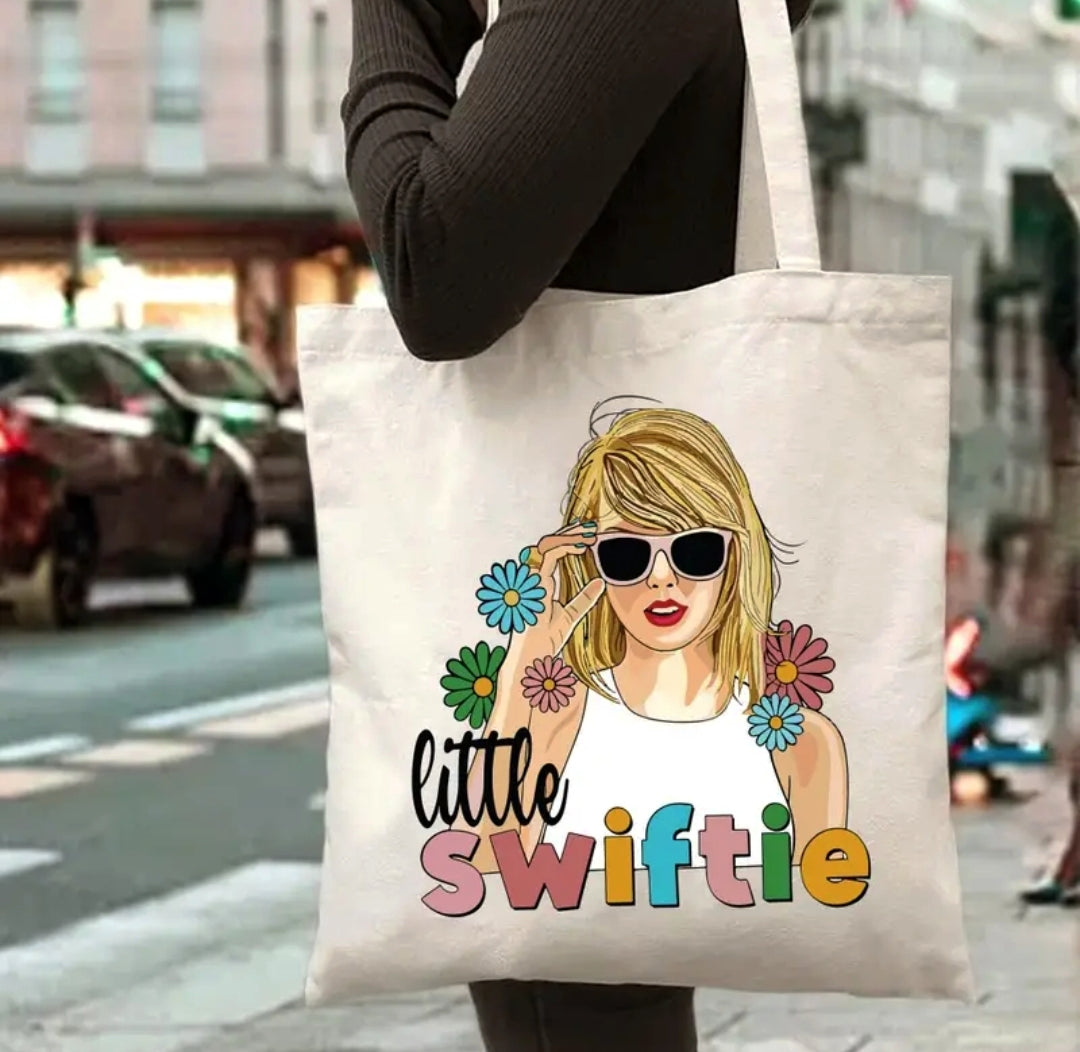Little Swiftie (Tay Tay) Canvas Tote Bag: Celebrity (T.S.) -Inspired  Bag