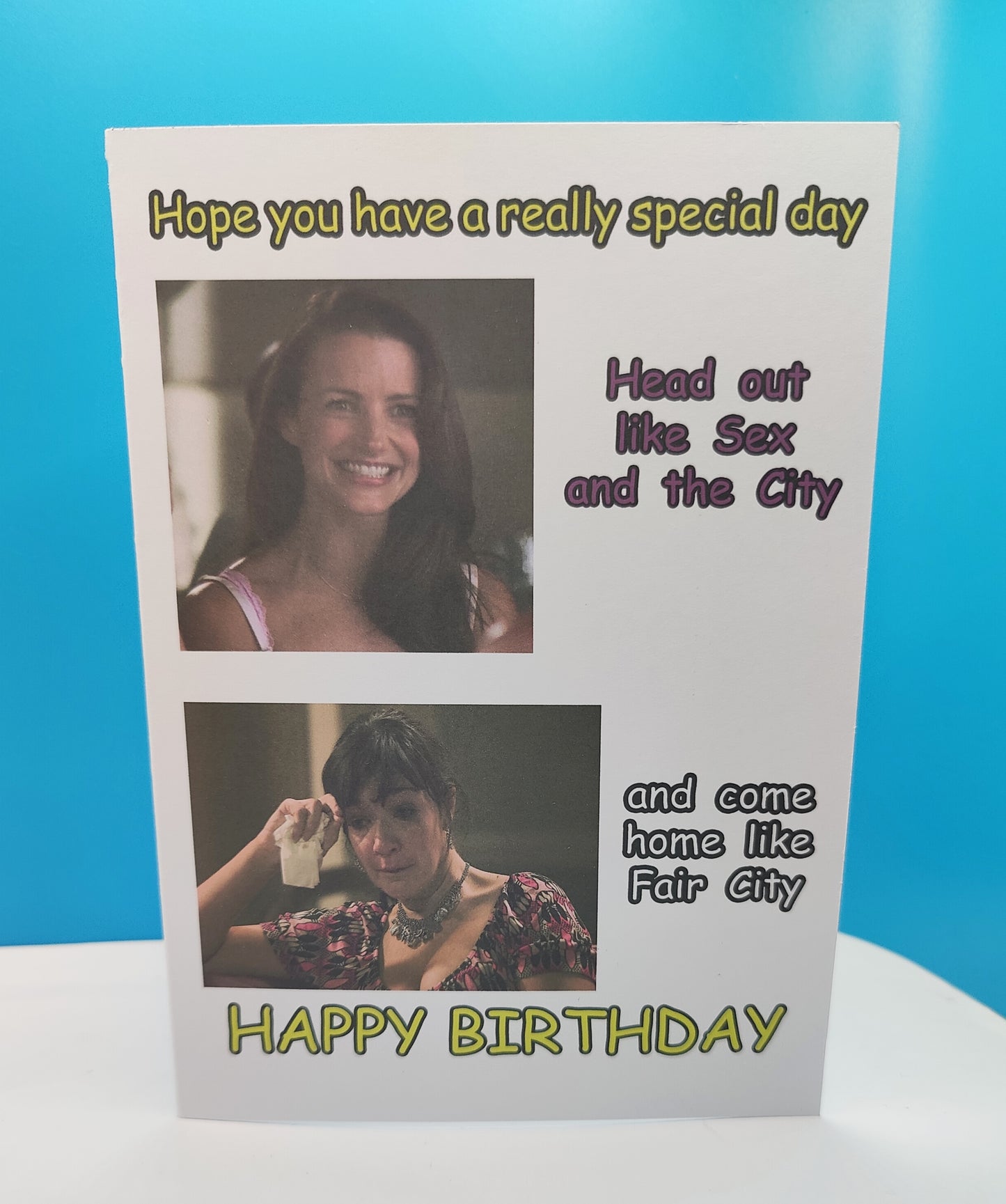 Funny Sex and The City/Fair City Birthday Card