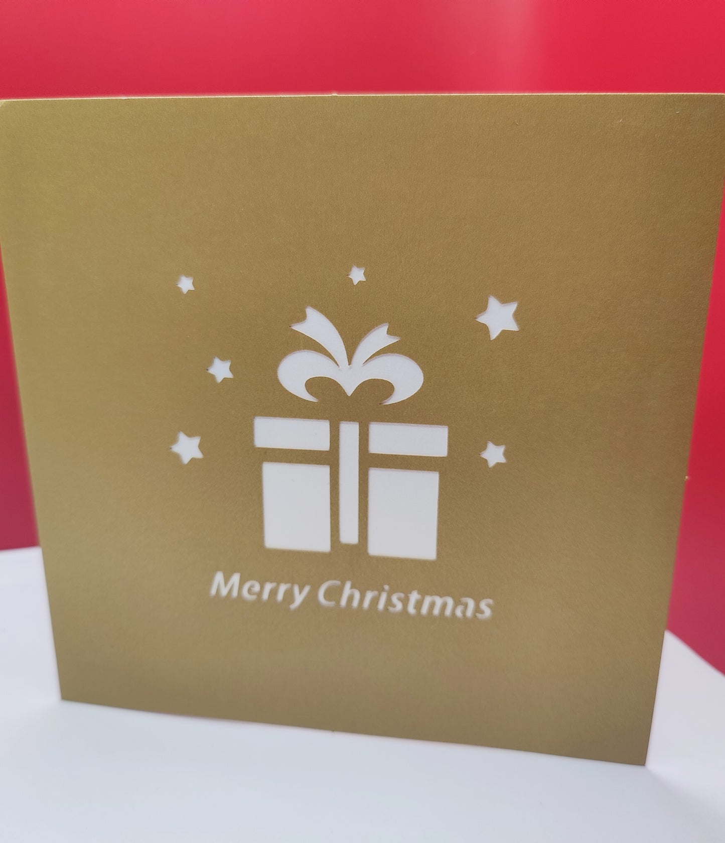 Beautiful Pop Up Merry Christmas Santa stuck in the Chimney Pop Up Card