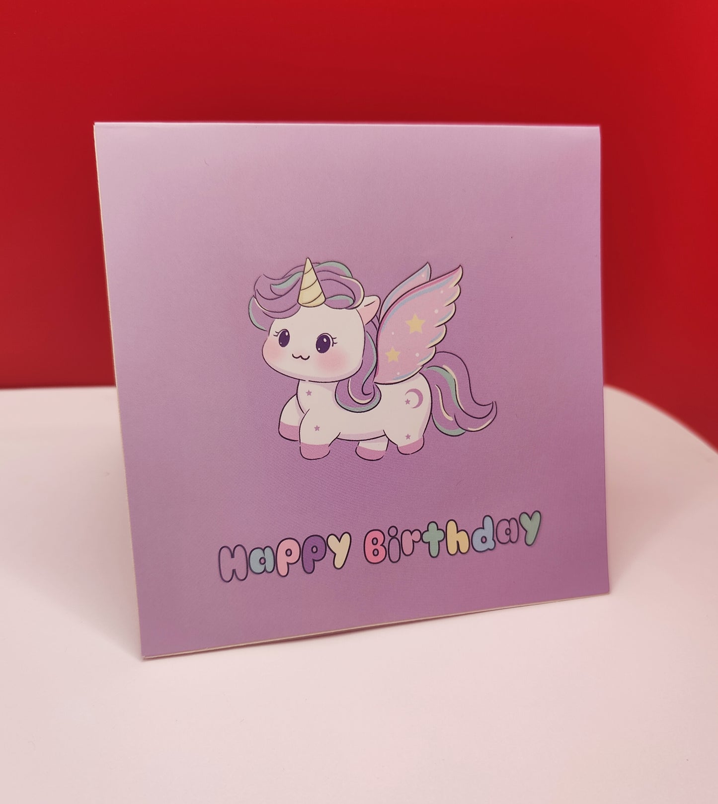 3D Happy Birthday Unicorn Pop Up Card