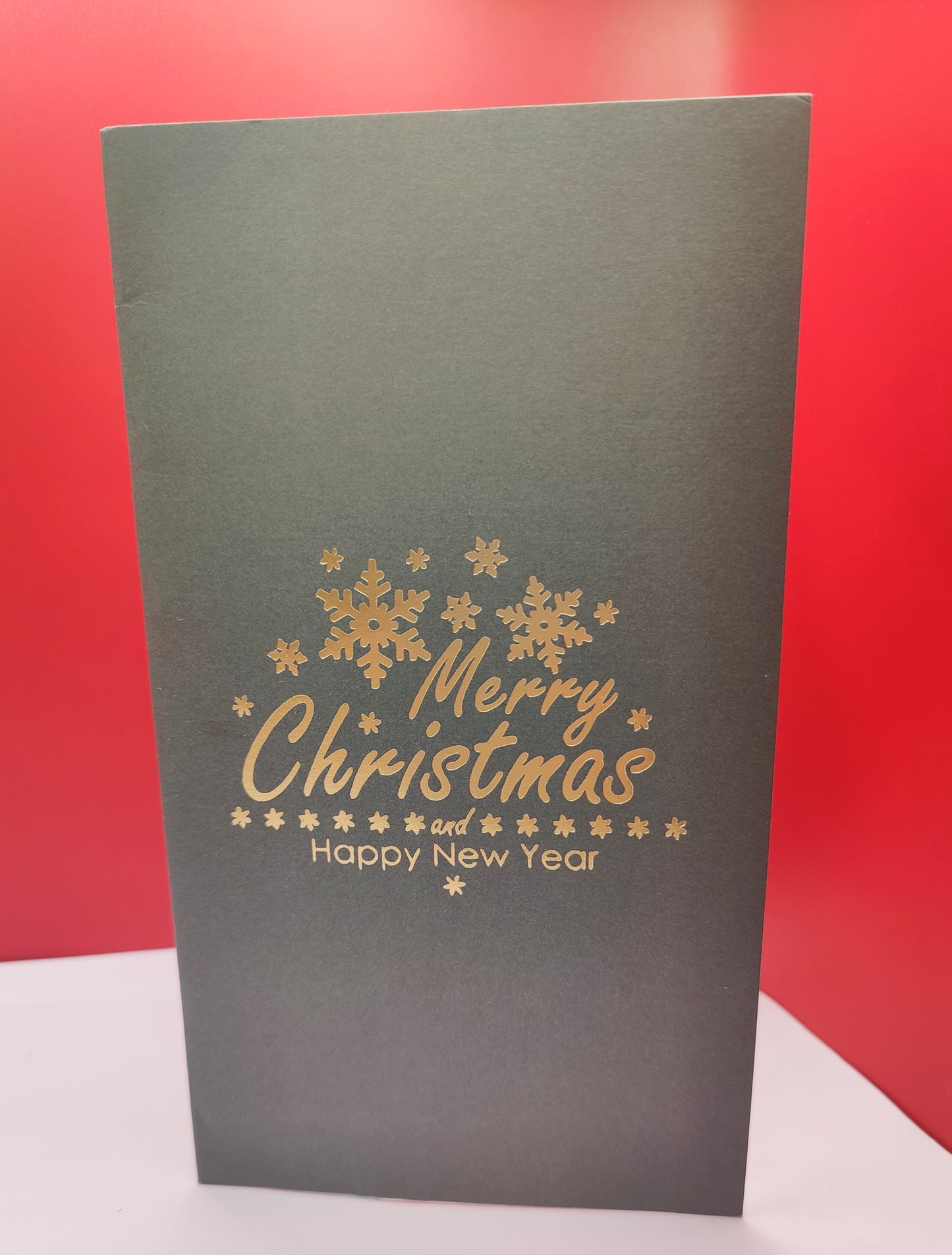 Beautifully Crafted Sparkling Christmas Tree-- Pop Up Christmas Greeting Card