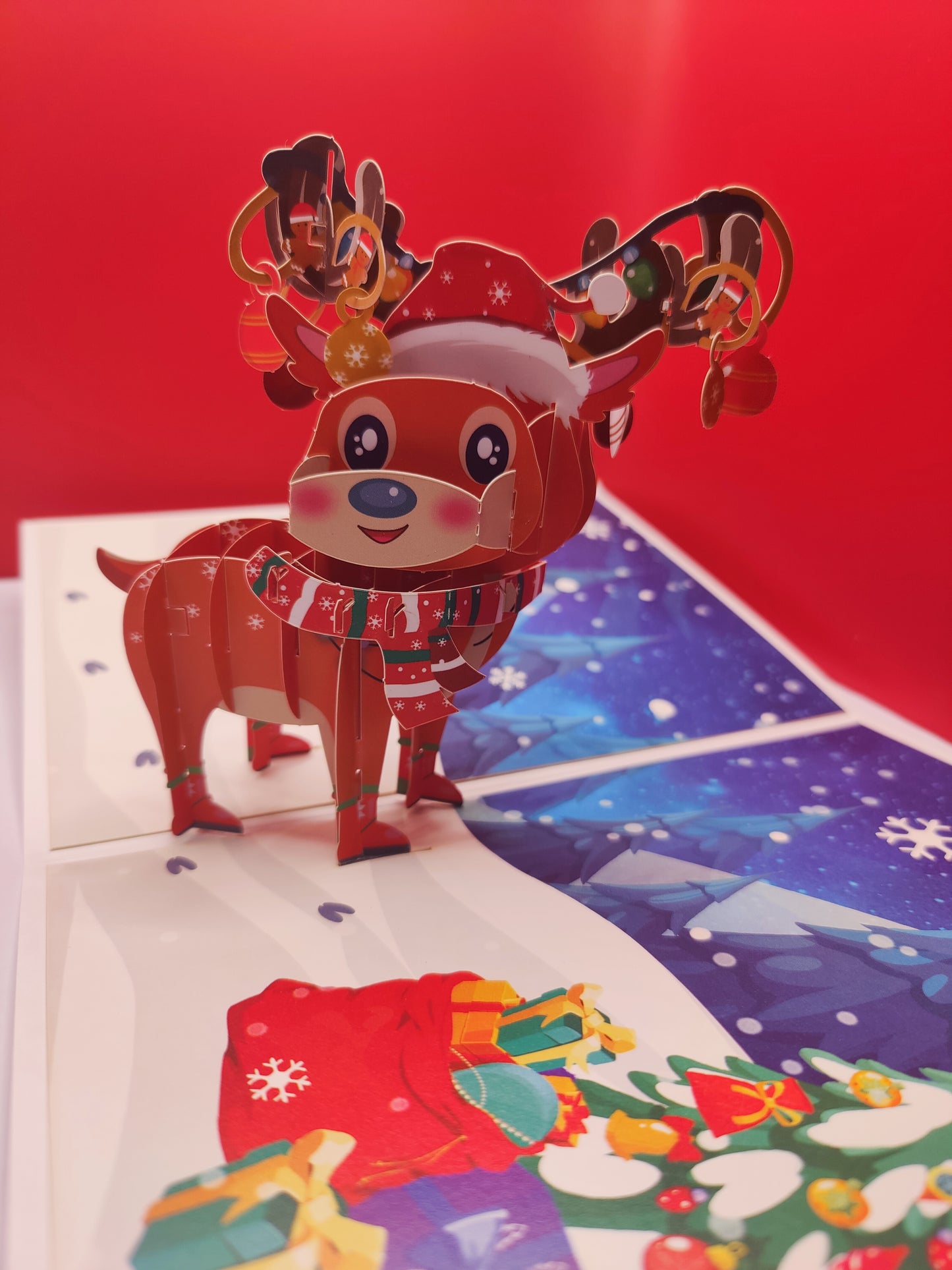 Reindeer Pop Up Card