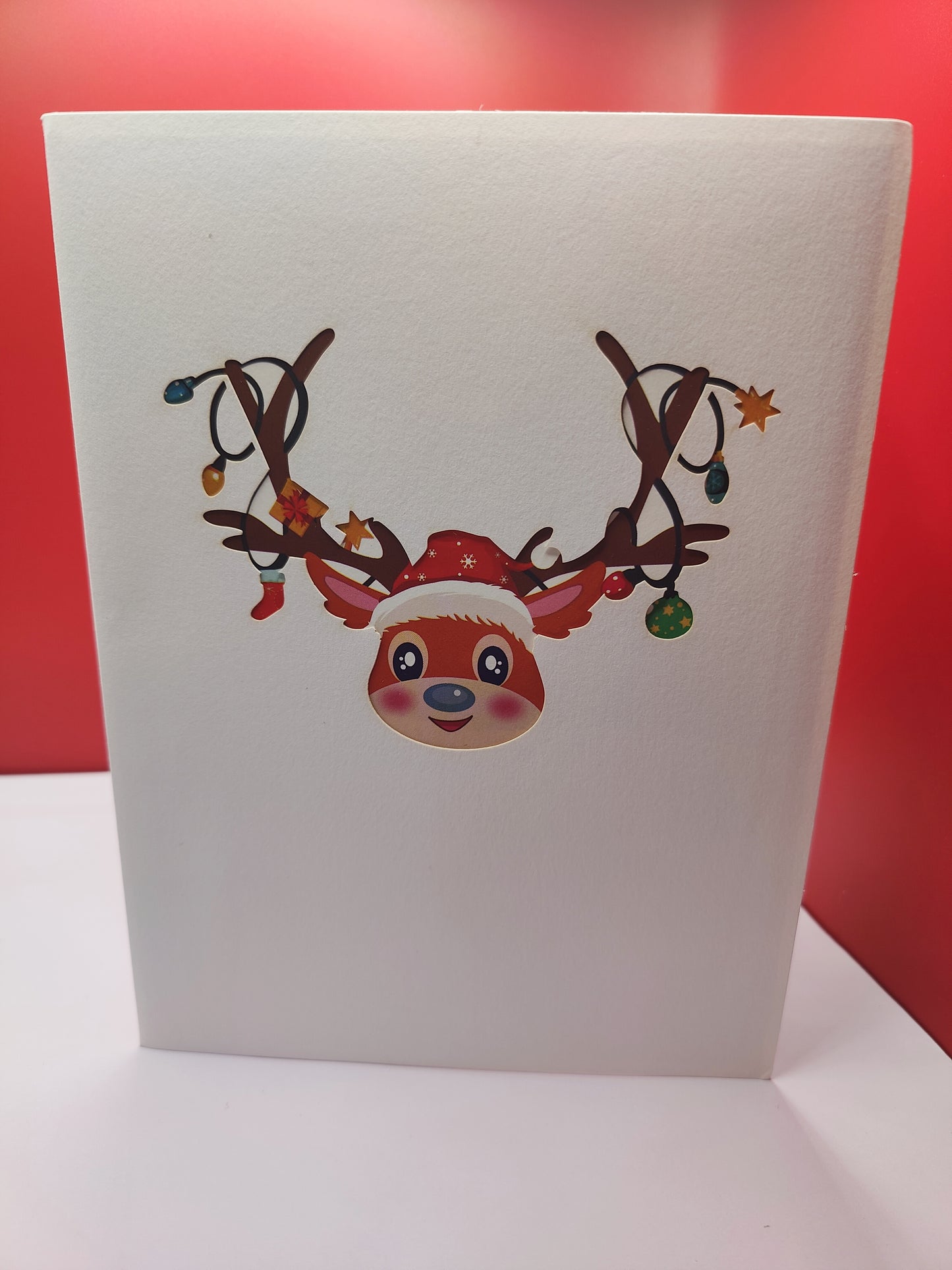 Reindeer Pop Up Card