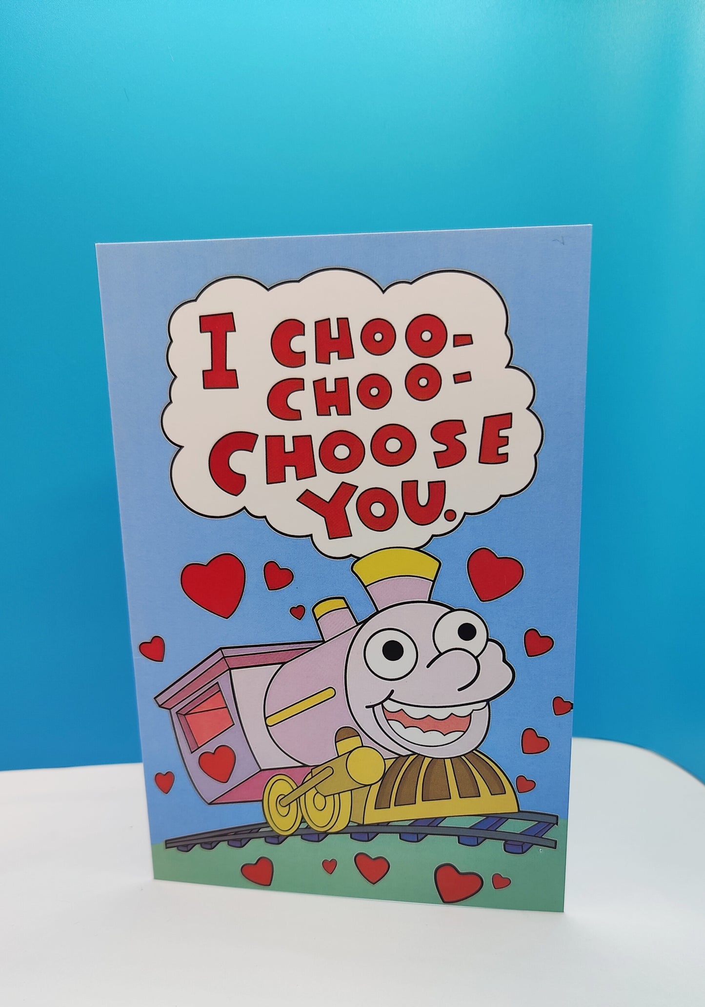 I choo choo choose you Ralph Wiggum Valentines Day Card
