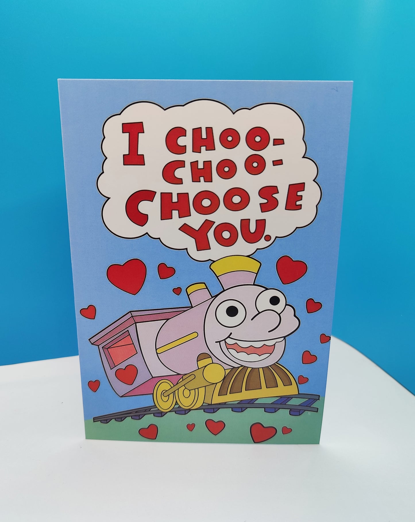 I choo choo choose you Ralph Wiggum Valentines Day Card
