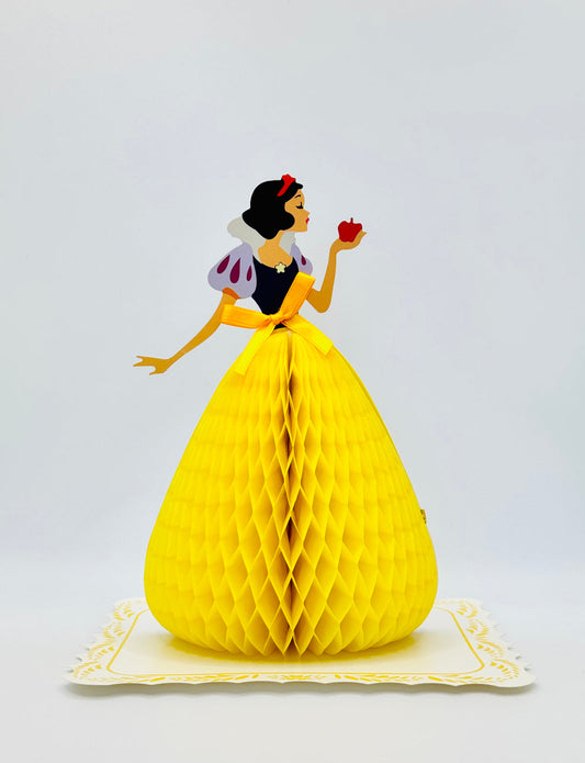 Beautifully Crafted Snow White 3D Pop Up Keepsake Greeting Card for Birthdays or other Special Occasions