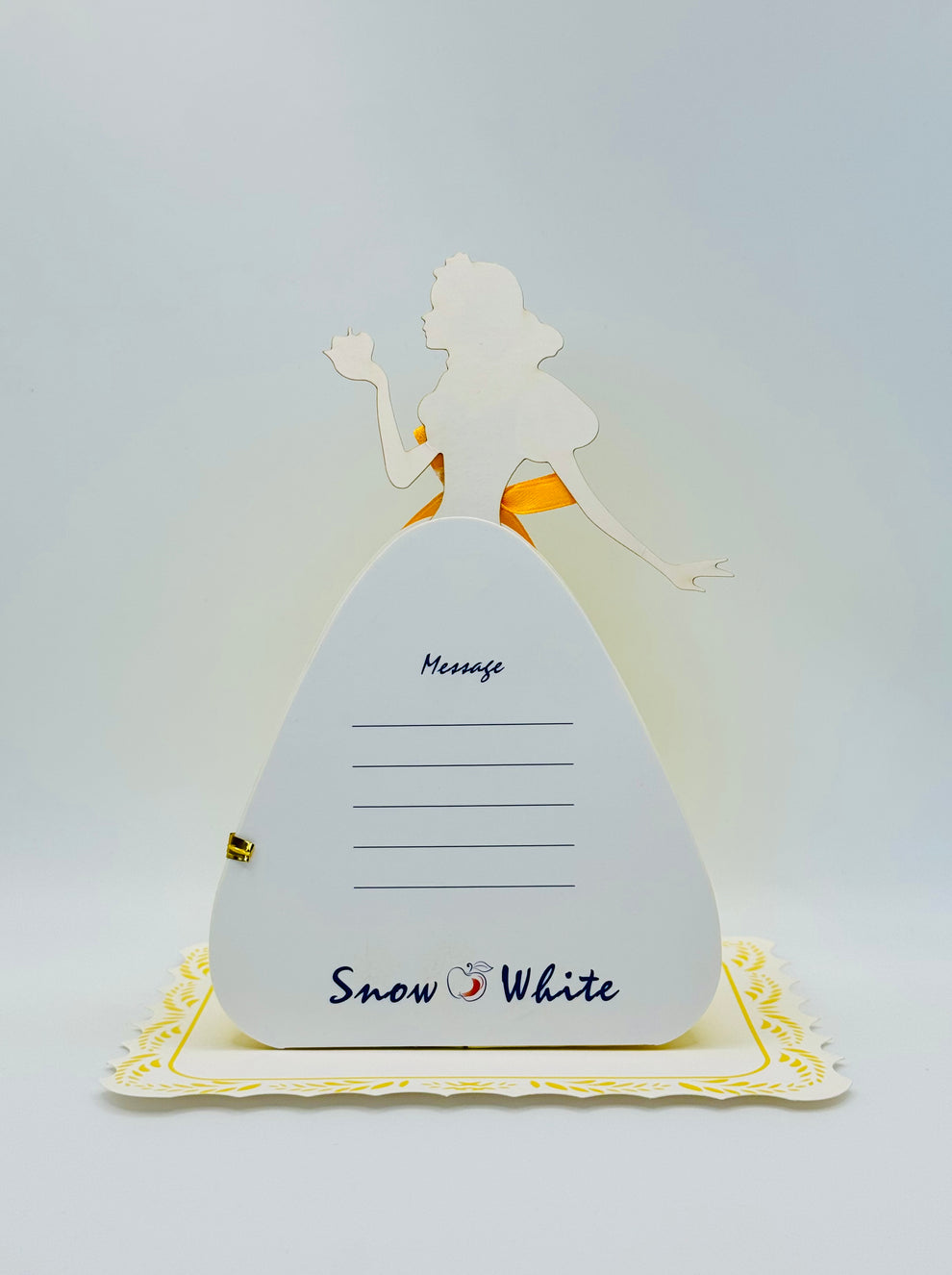 Beautifully Crafted Snow White 3D Pop Up Keepsake Greeting Card for Birthdays or other Special Occasions