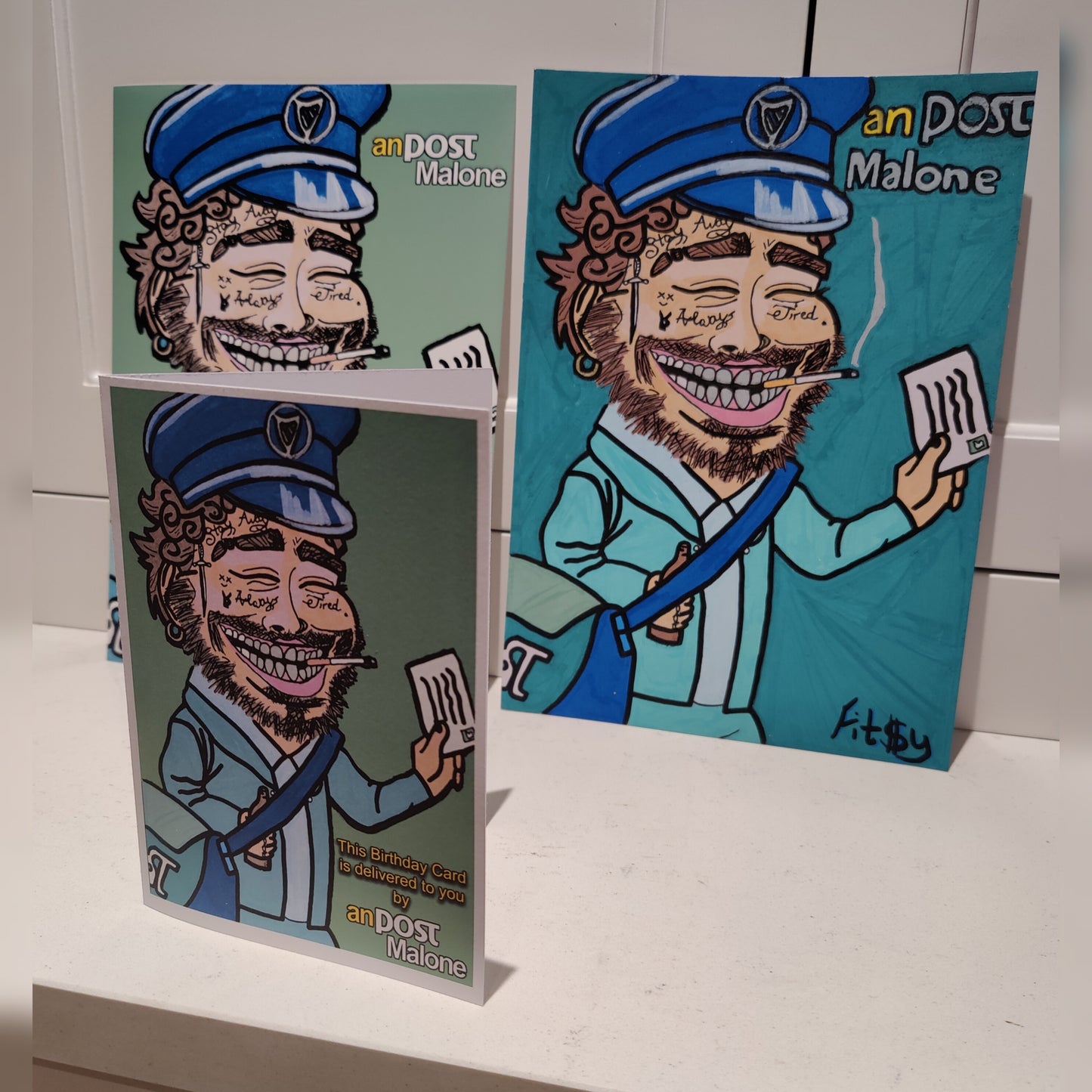 An Post Malone Greeting Card for all occasions