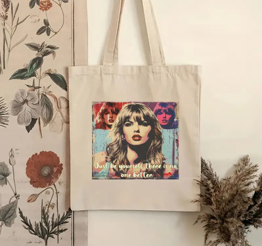 Tay Tay Canvas Tote Bag: Celebrity (T.S.) -Inspired  Bag
