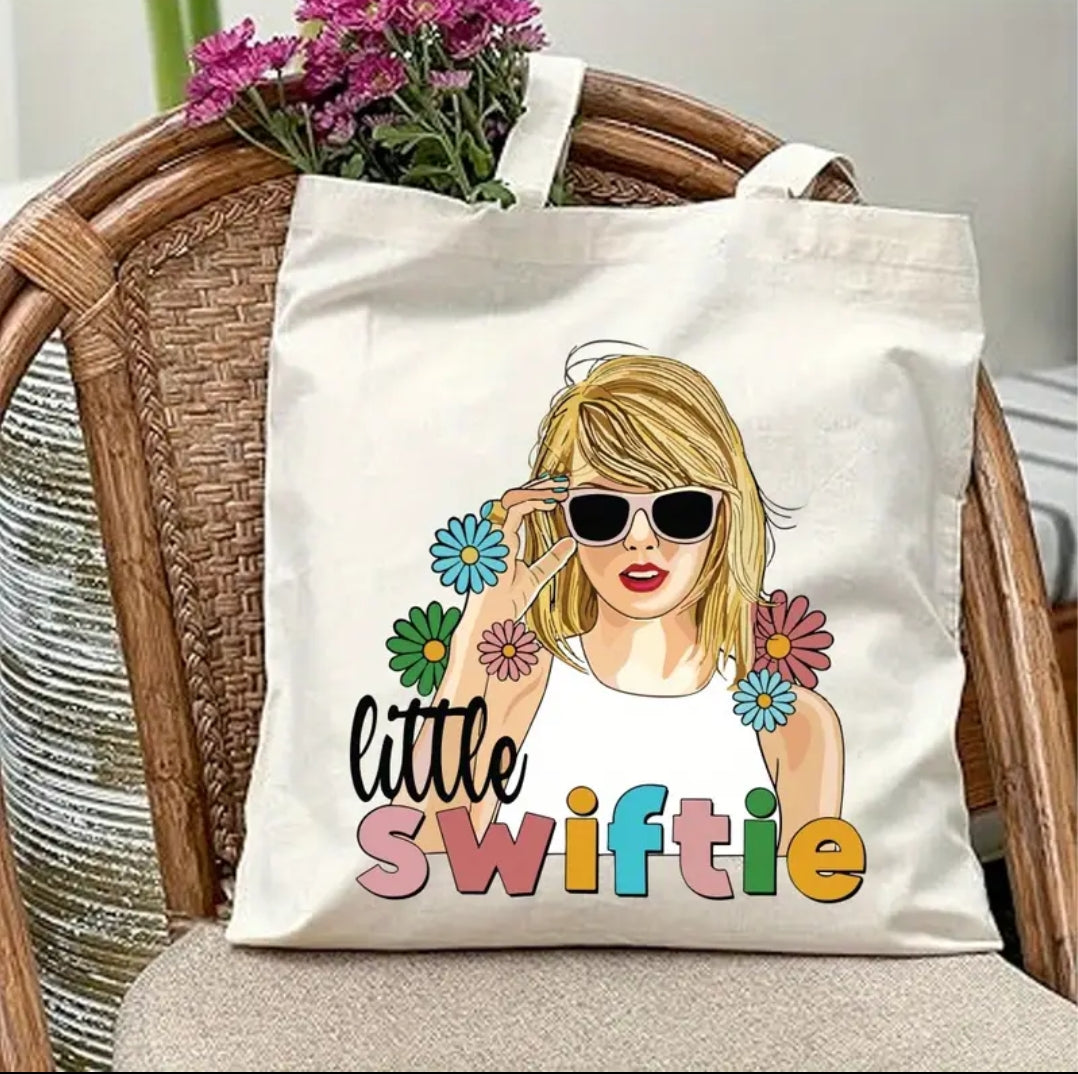 Little Swiftie (Tay Tay) Canvas Tote Bag: Celebrity (T.S.) -Inspired  Bag