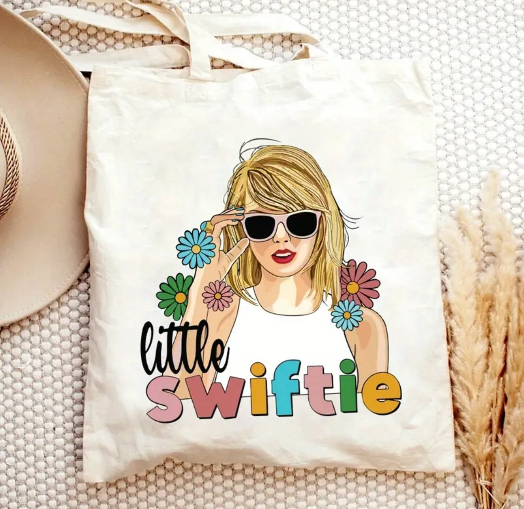 Little Swiftie (Tay Tay) Canvas Tote Bag: Celebrity (T.S.) -Inspired  Bag