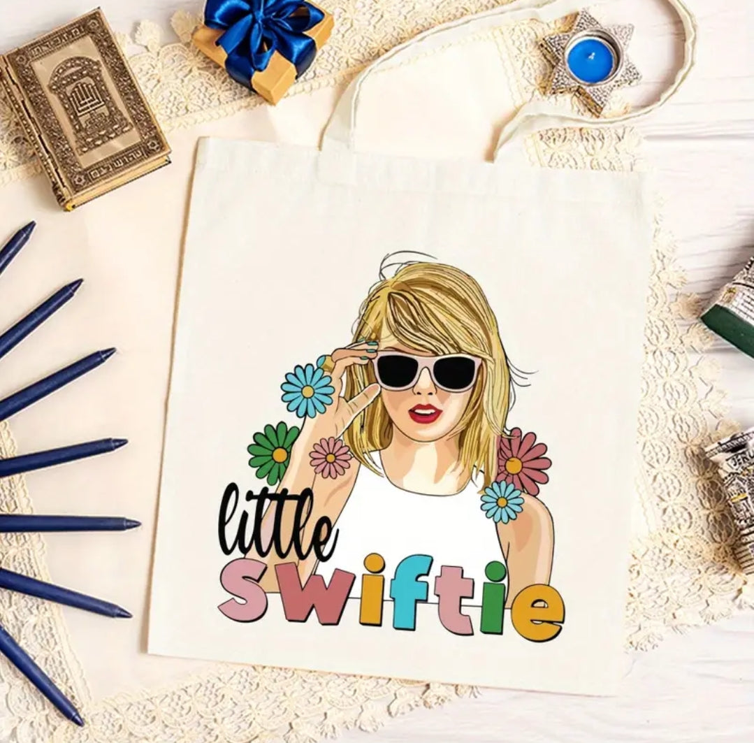 Little Swiftie (Tay Tay) Canvas Tote Bag: Celebrity (T.S.) -Inspired  Bag