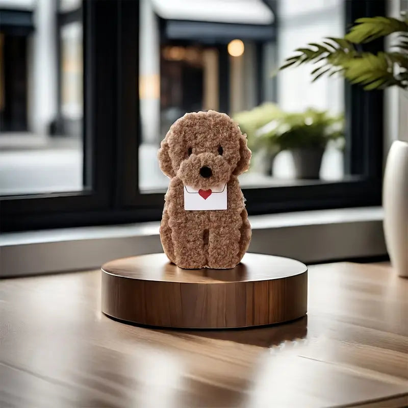 Adorable Fluffy 3D Cute Heart Dog Greeting Card-- Ideal for Birthdays, Thank You Cards, Anniversary Cards,  Mother's/Father's Day, Valentine