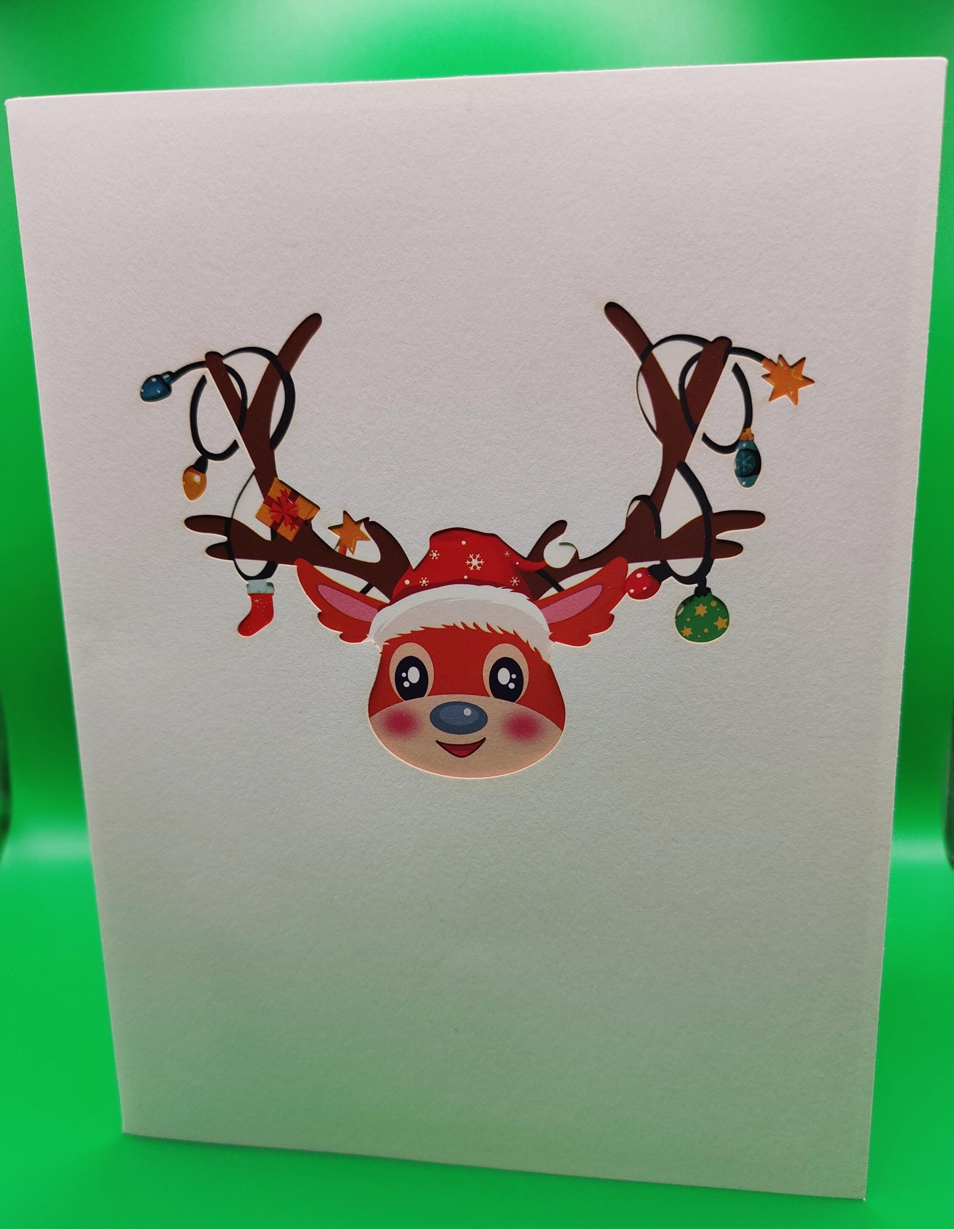 Reindeer Pop Up Card