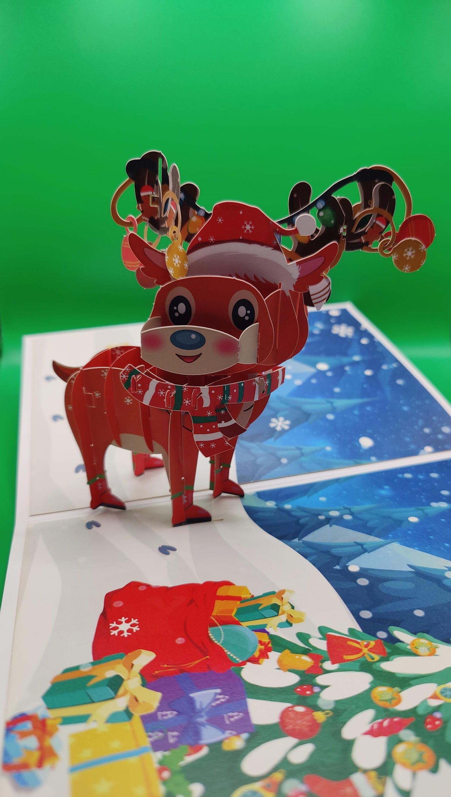 Reindeer Pop Up Card