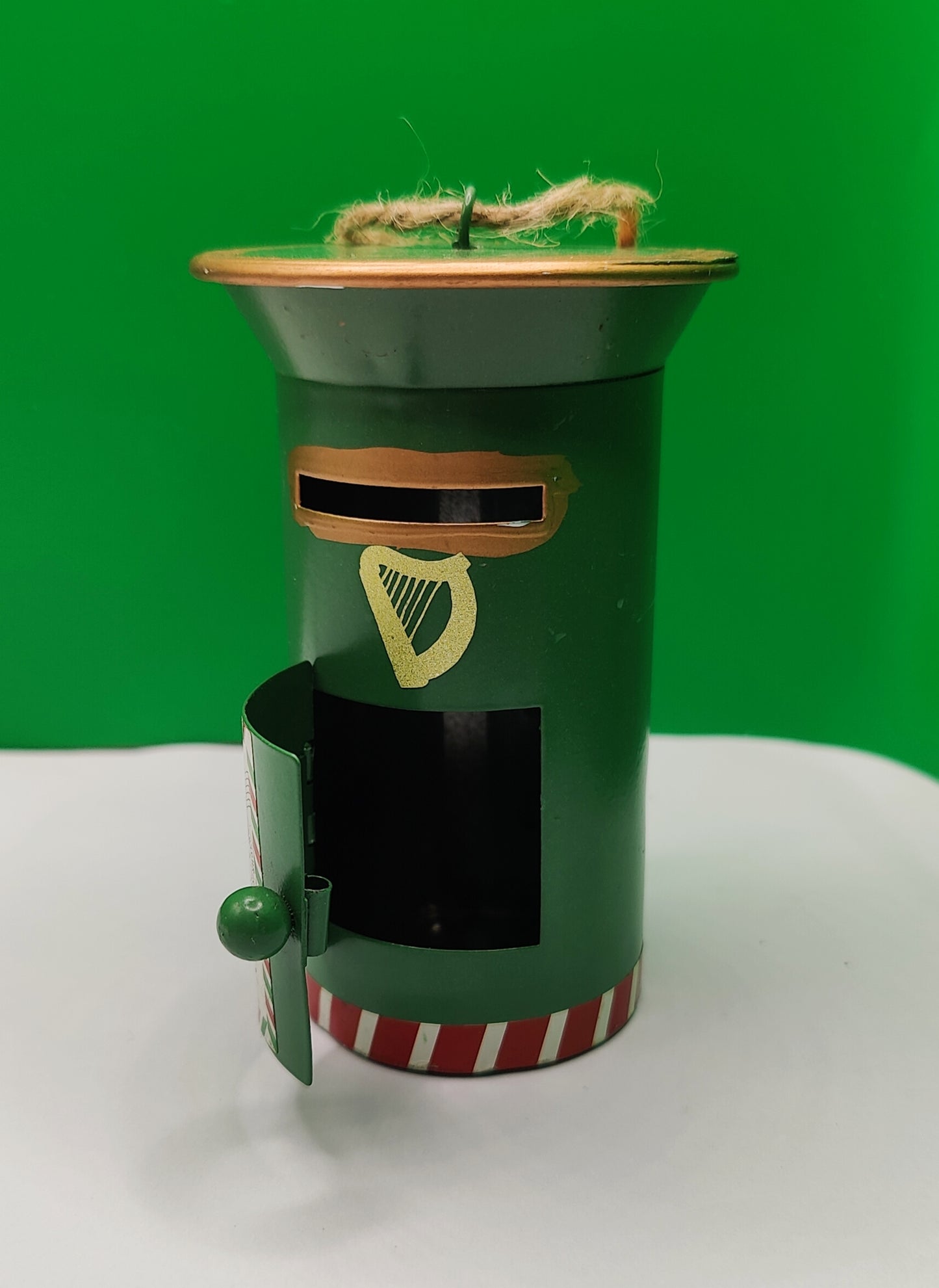 A beautiful Irish Post Box Christmas Tree Decoration- The door opens so you can even post a little letter :)