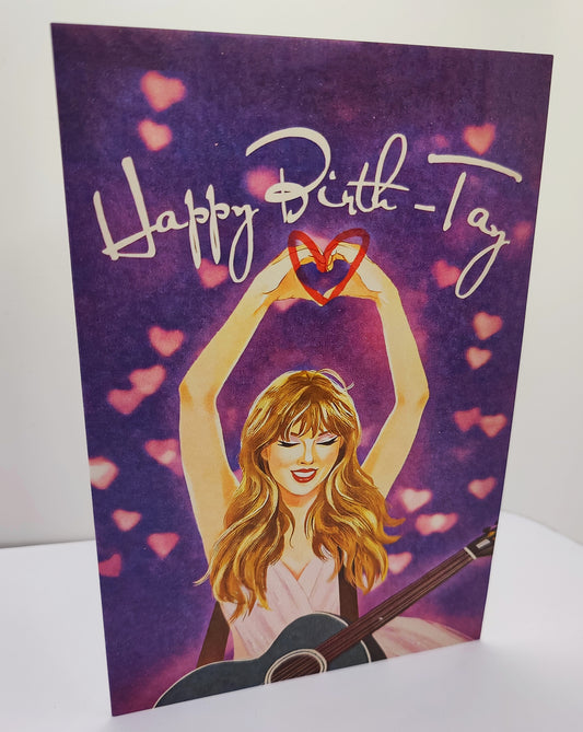 Happy Birth-TAY---- Happy Birthday Taylor Swift Card