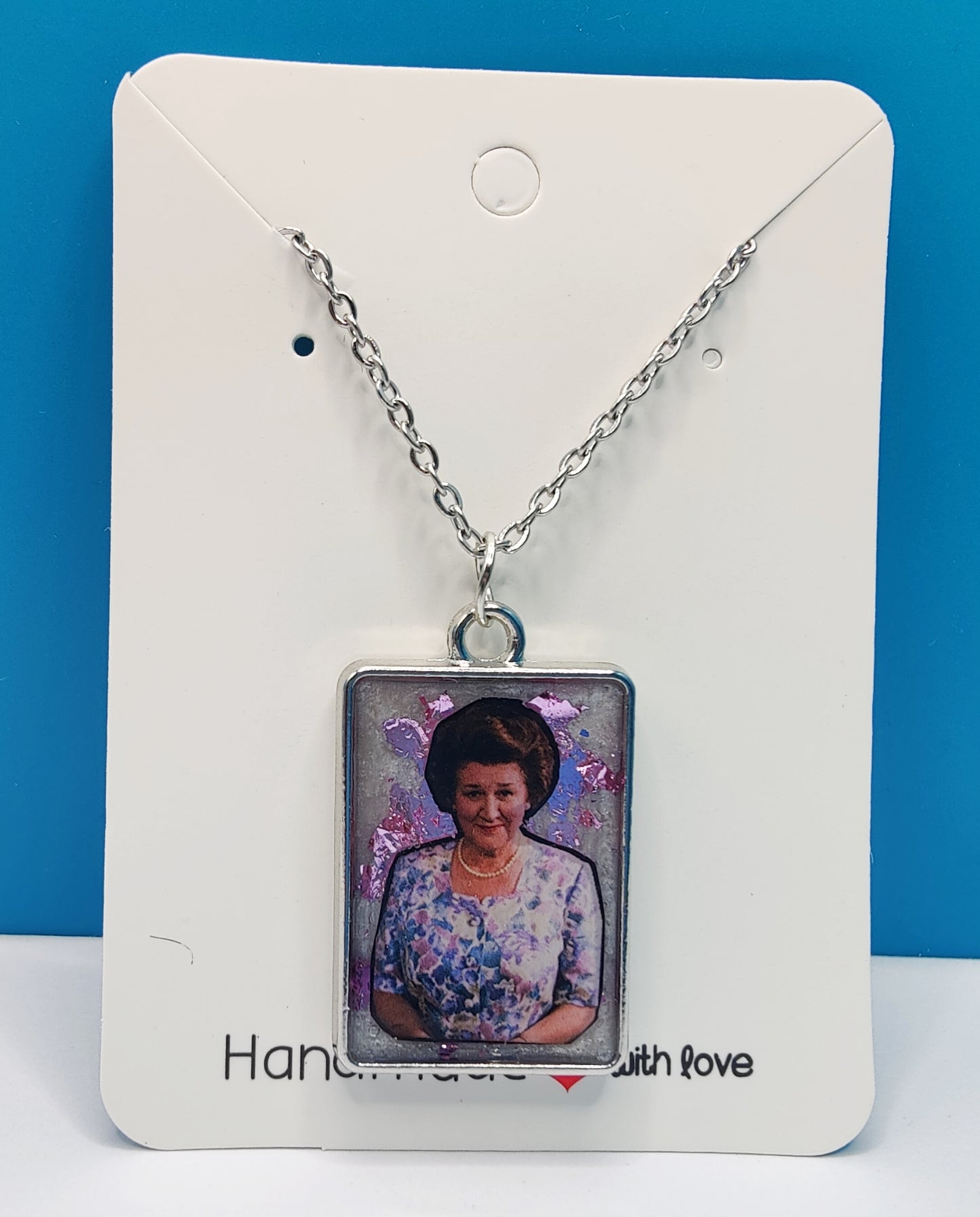 Hyacinth Bucket (Bouquet) Keeping Up Appearances Pendant and Chain