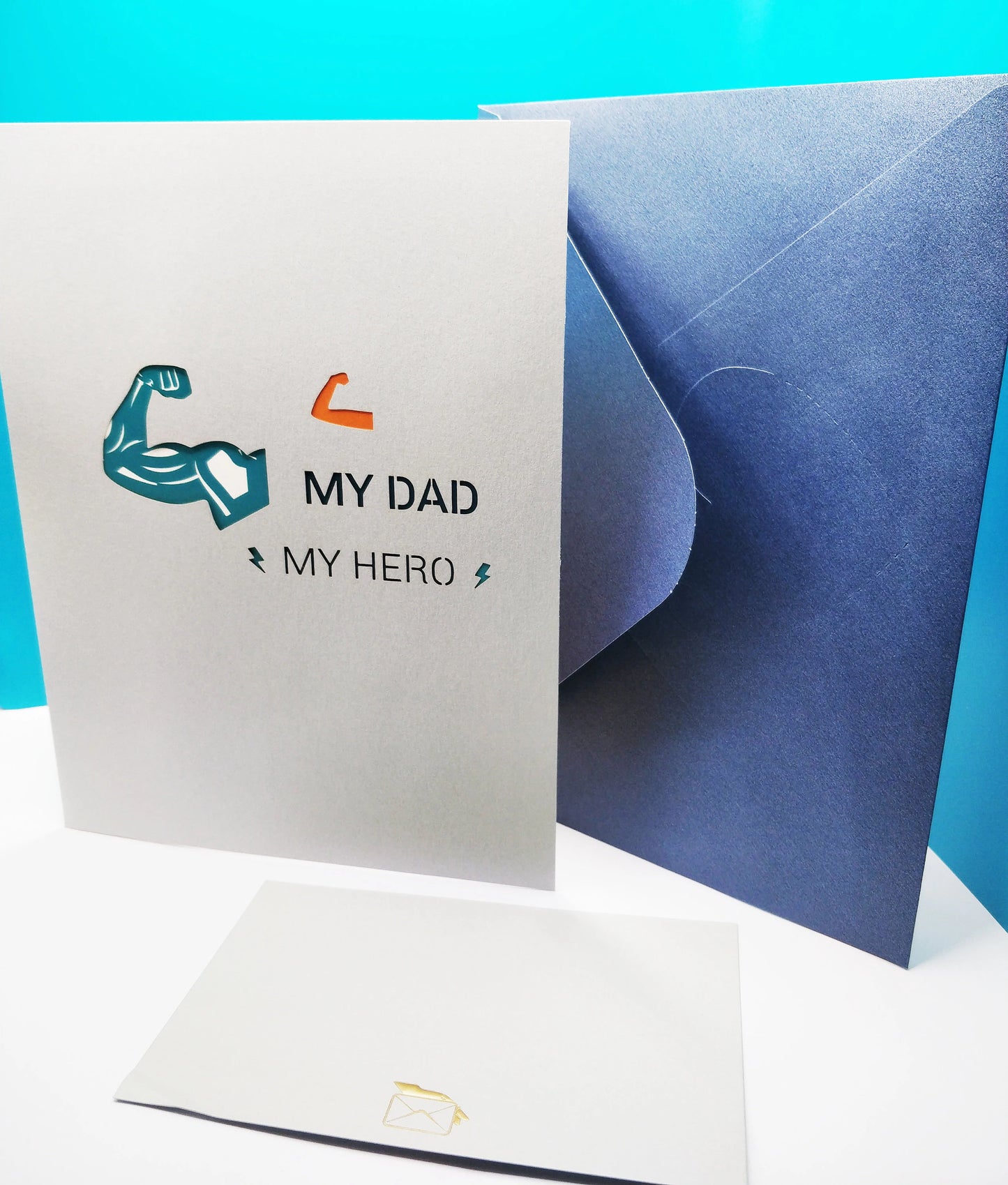 Father's Day 3D Pop Up Card- My DAD MY HERO