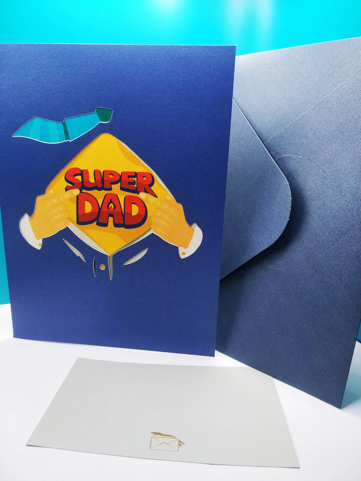 Happy Father's Day-- Super DAD 3D Pop Up Card